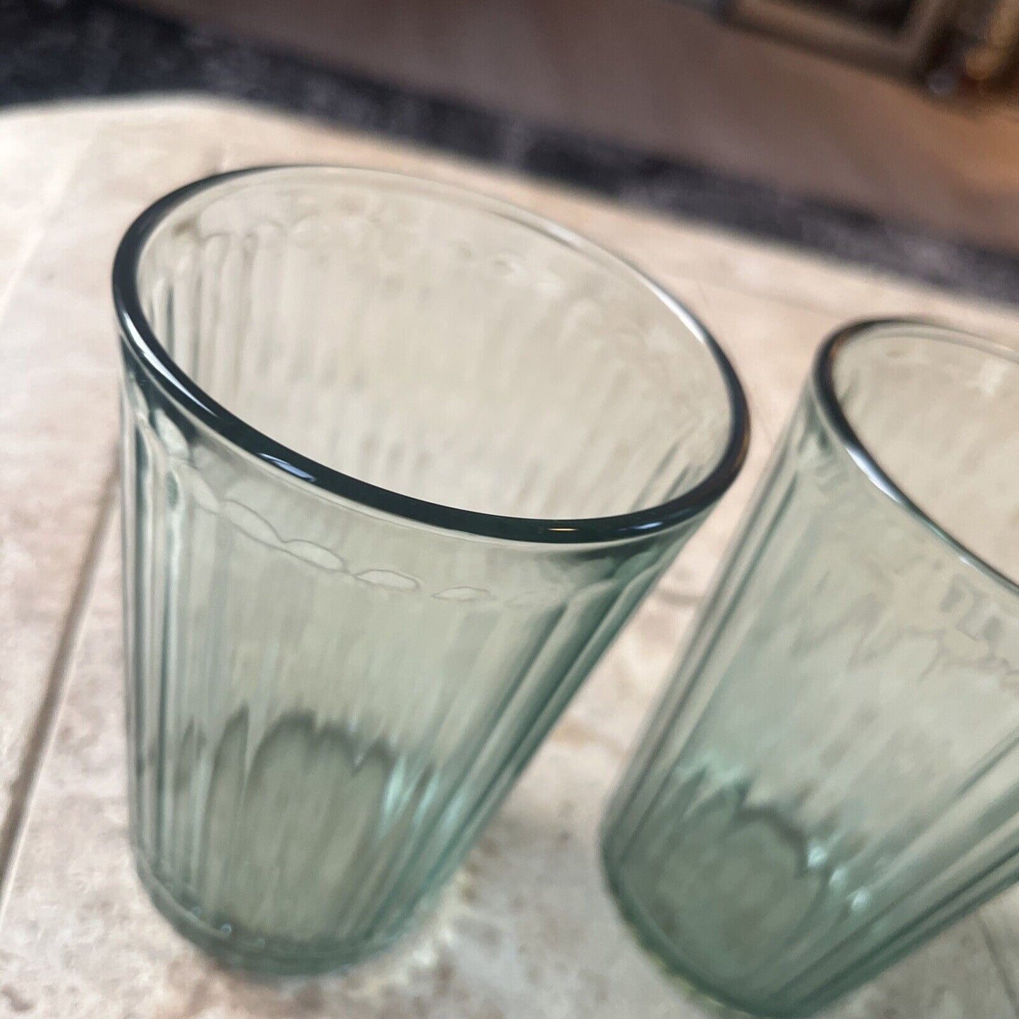 KALLNA Glass, green 6-pack