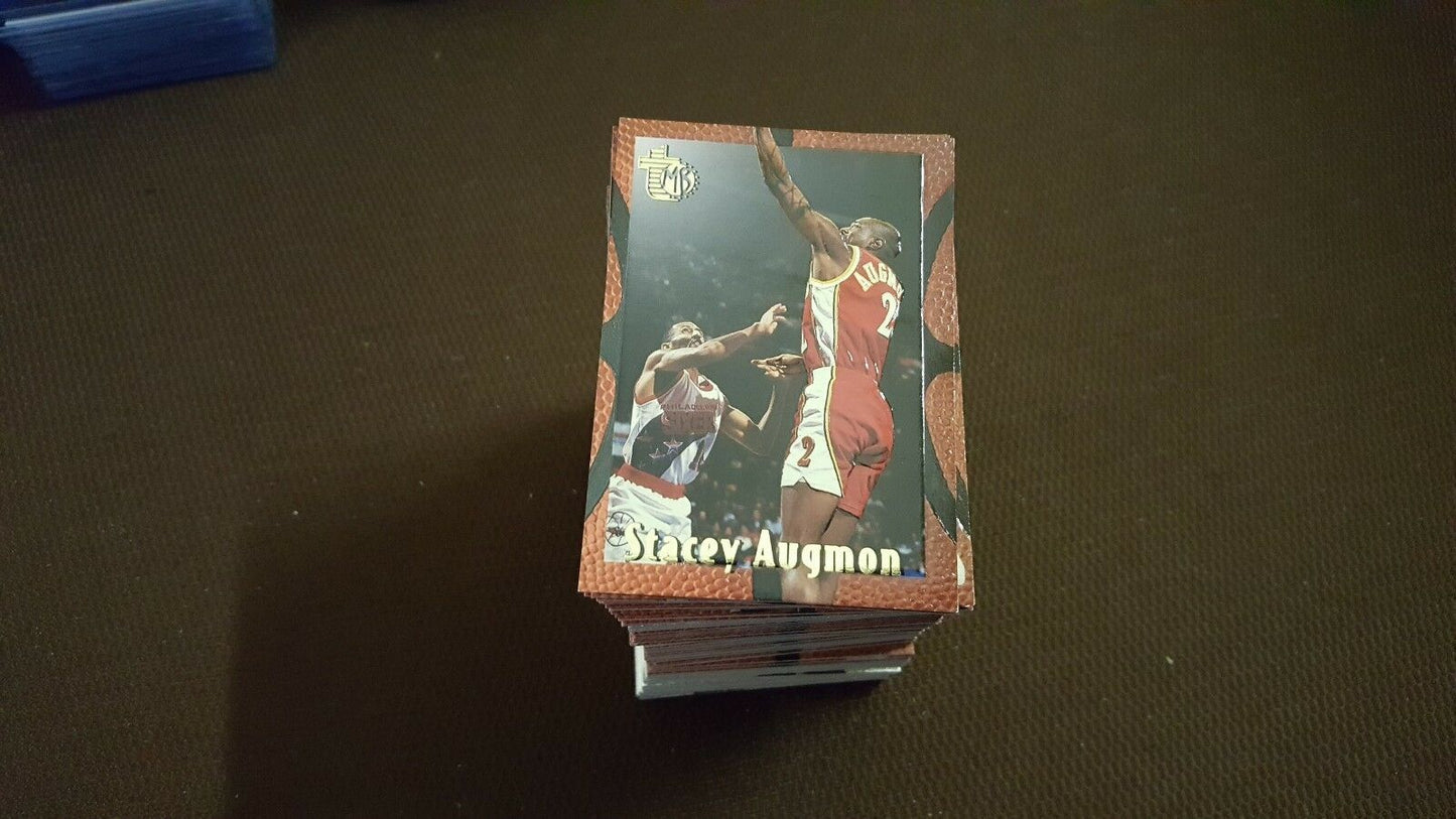 1994-95 Topps Embossed Basketball Complete 121 Card Set