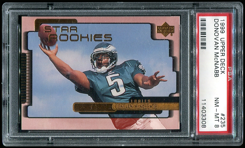1999 Upper Deck #235 - Donovan McNabb PSA 8