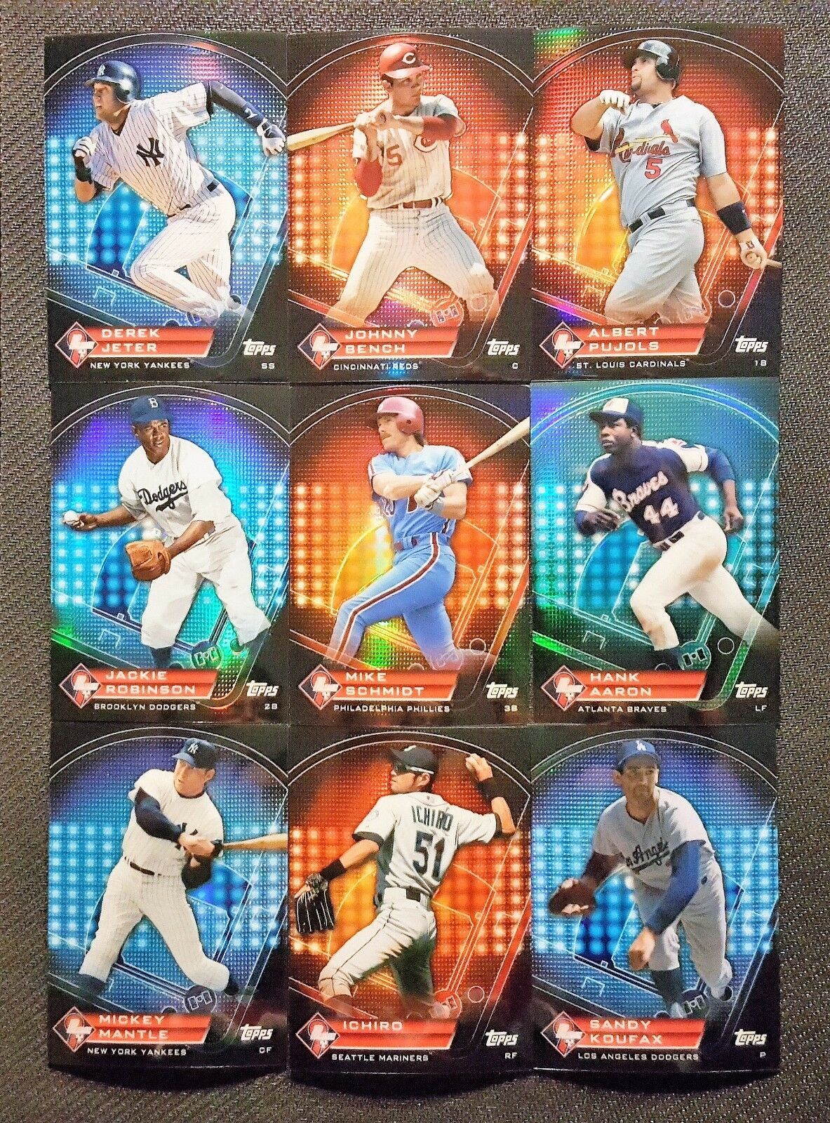 2011 Topps Prime 9 Player of the Week Complete 9 Card Set