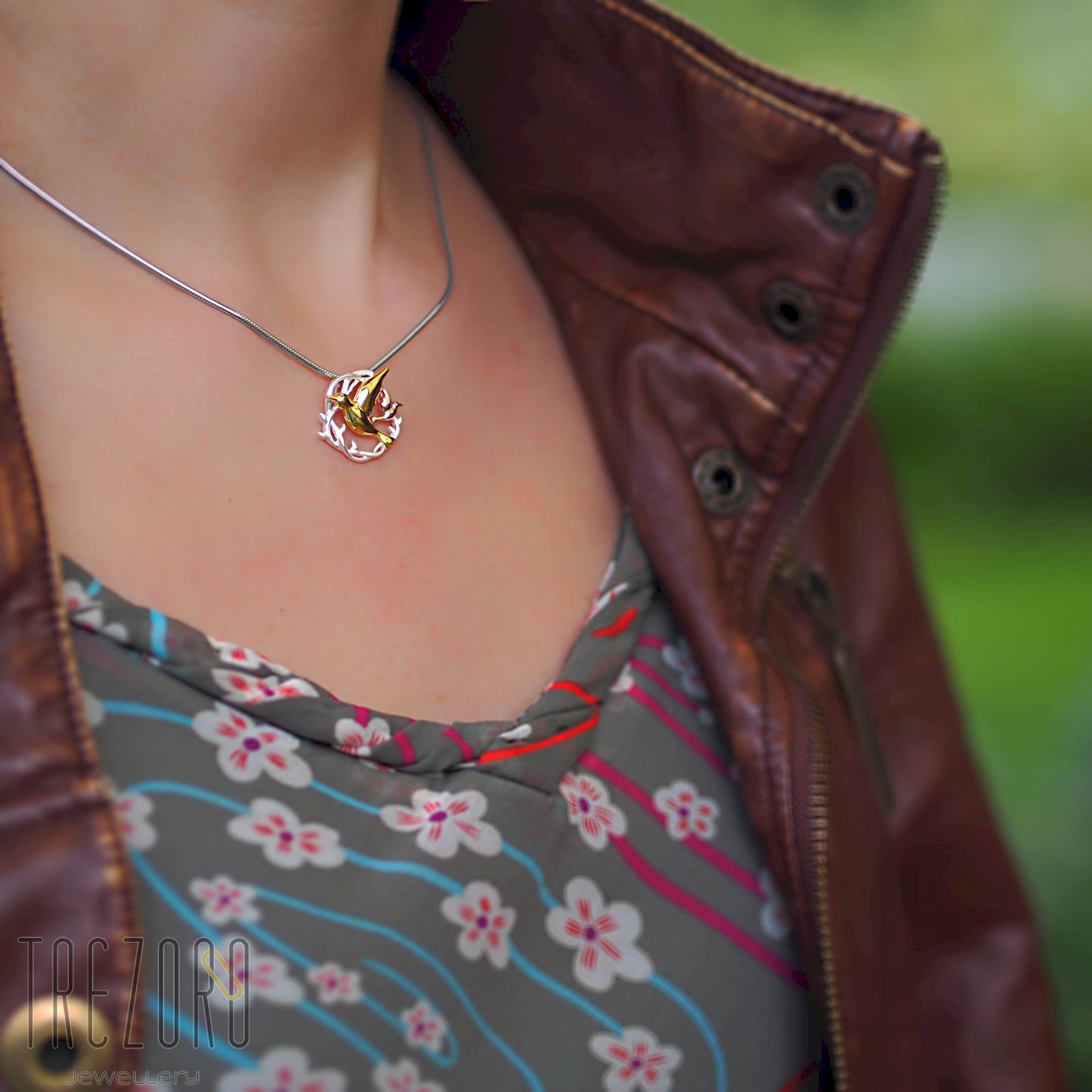 Birds in a nest Pendant