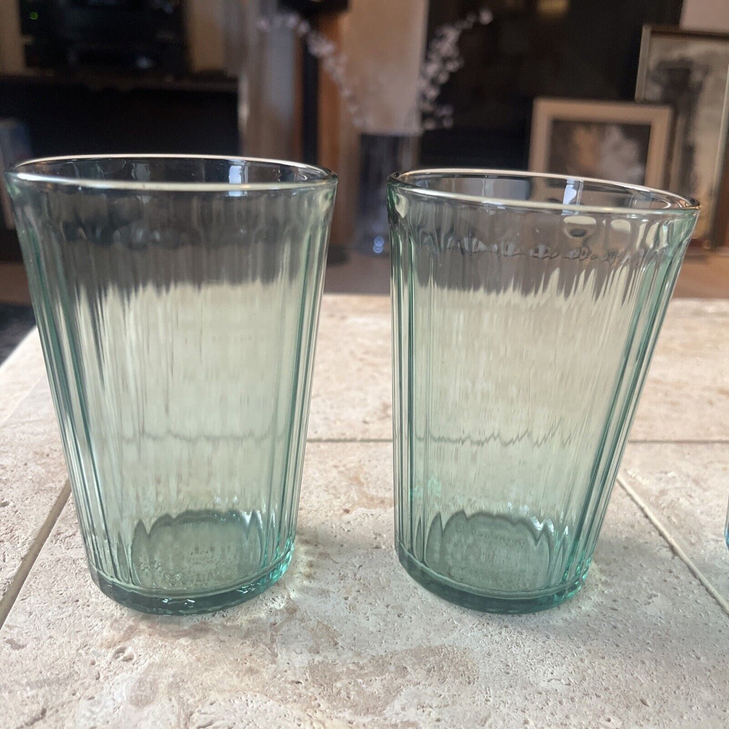 KALLNA Glass, green 6-pack