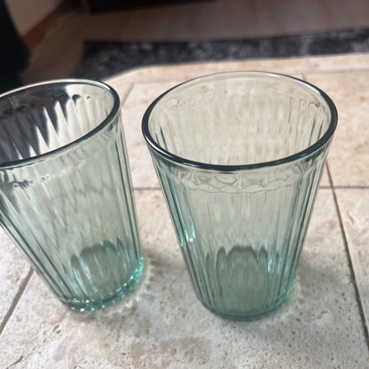 KALLNA Glass, green 6-pack