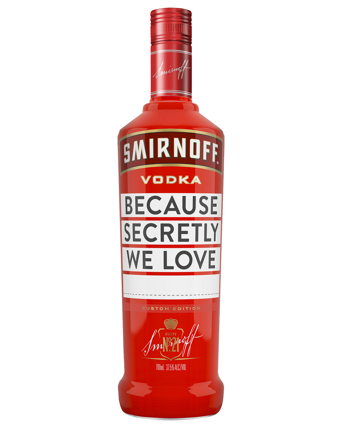 Smirnoff Custom Edition Red Label Vodka