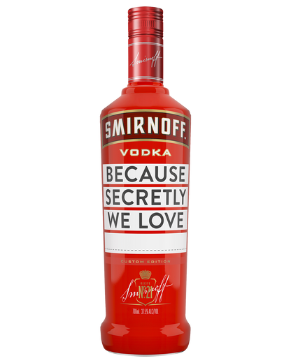 Smirnoff Custom Edition Red Label Vodka