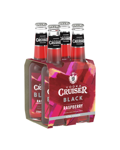 Vodka Cruiser Black Guava 275mL 4-pack