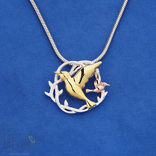 Birds in a nest Pendant